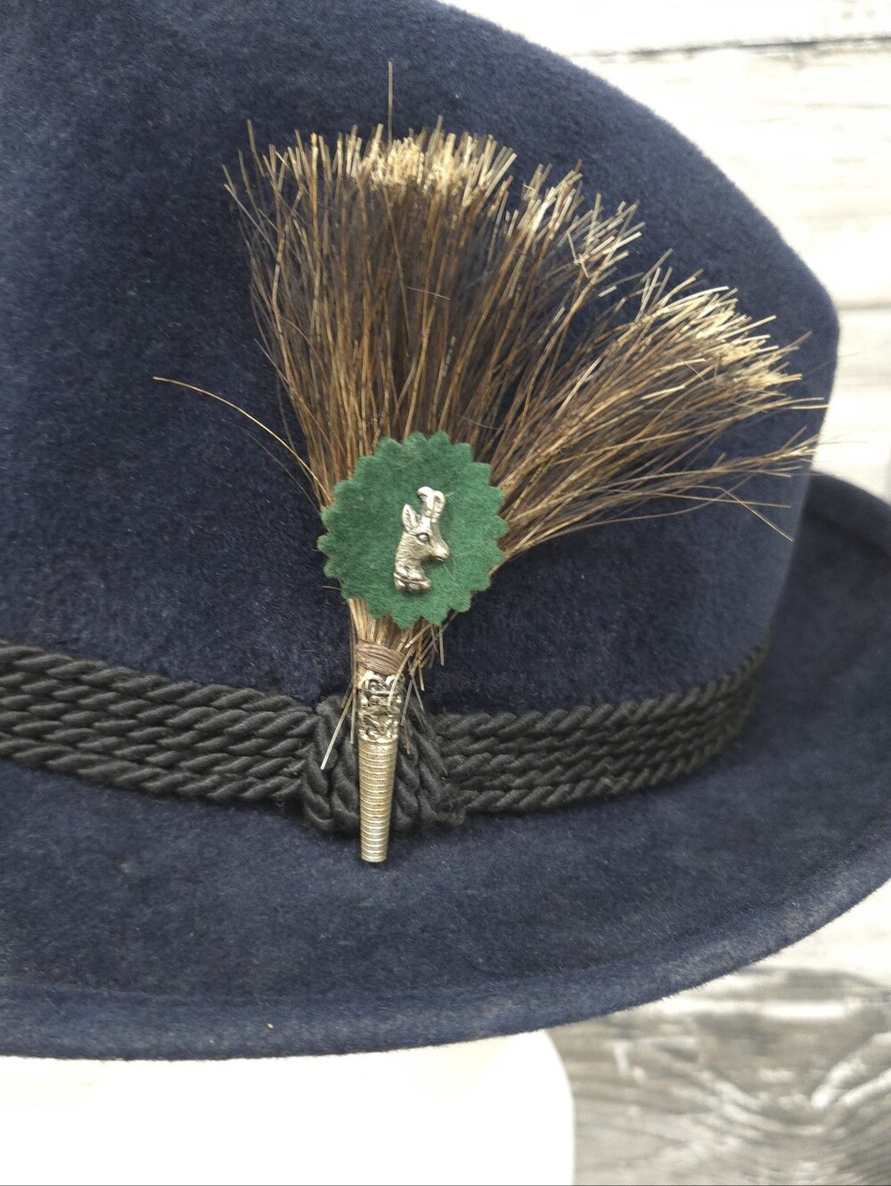 Vintage Handcrafted ORIGINAL ISCHLER HUT T-Alpine/Tyrolean Style Trachten Hat - Picture 7 of 16